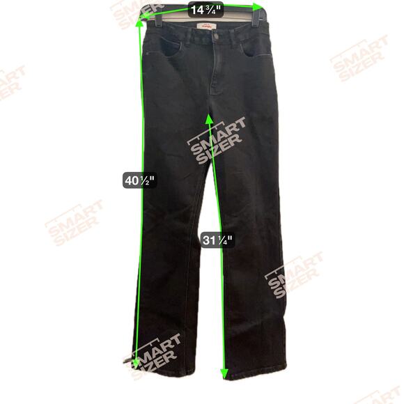 Wrangler High Rise Bold Bootcut Jean (Size 6/28) Black - Picture 8 of 10